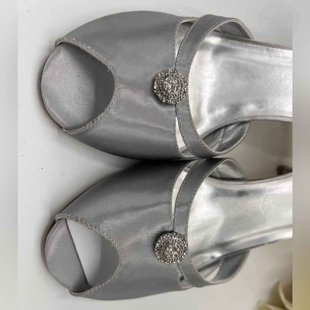 Silver medium heels - Picture 4 of 8